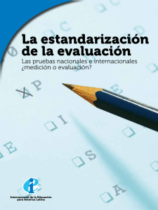 La estandarización de la evaluación