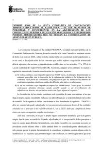Informe 4/2008 - Gobierno de Canarias
