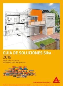 Sika - 2016 Guía de Soluciones