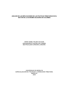 monografía economia solidaria