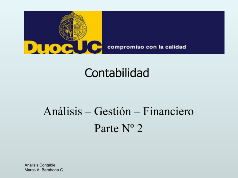 Análisis Financiero