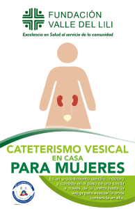 Folleto Cateterismo Vesical en Casa (Mujeres)