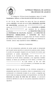 1348 - Supremo Tribunal de Justicia del Estado de Jalisco