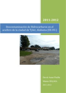 Descontaminación de Hidrocarburos en el acuífero de la ciudad de