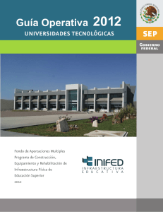 Guía Operativa 2012 - Coordinación General de Universidades