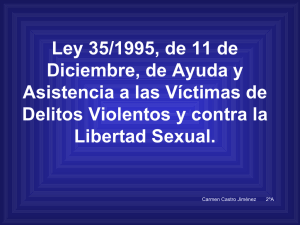 Ley 35/1995, de 11 diciembre de ayudas y asistencia a las víctimas