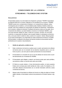 TEGRIS Licence agreement (Spanish)