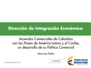 Acuerdos comerciales de Colombia con países de América Latina y