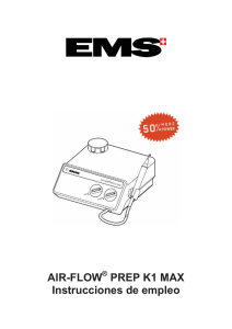 AIR-FLOW PREP K1 MAX Instrucciones de empleo