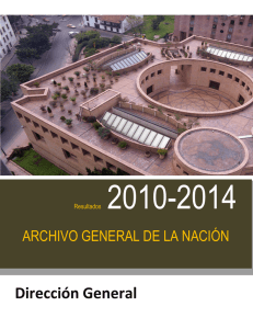 Informe del Cuatrienio - Archivo General de la Nación