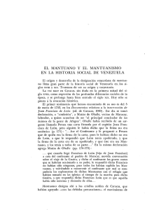 El Mantuano y el Mantuanismo: Historia Social de Venezuela