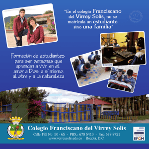 Proceso de admisión pag - Colegio Franciscano del Virrey Solis