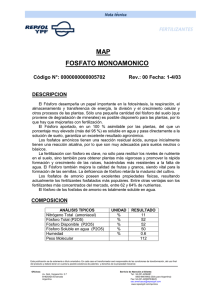 Fosfato Monoamonico - YPF Directo Guazzaroni Greco SA