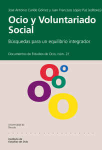 Ocio y Voluntariado Social - Búsquedas para un equilibrio integrador
