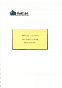 Cuentas anuales 2014