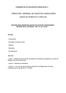 Cuaderno de Actualización Consular Nro. 08