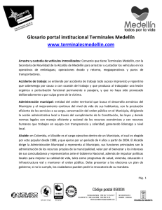 Glosario portal institucional Terminales Medellín www