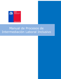 Manual de Procesos de Intermediación Laboral OMIL