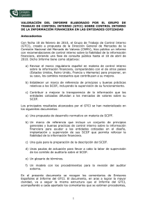 Comentarios de Emisores Españoles al Informe de la CNMV sobre