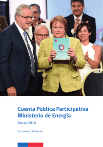 Cuenta Pública Participativa Ministerio de Energía
