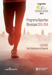 Programa Deportivo Municipal 2013