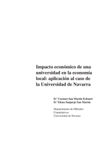 Impacto económico de una universidad en la economía local