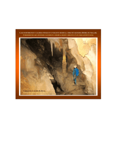 Lago subterráneo y galerías fósiles en un relieve residual