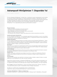 Ashampoo® WinOptimizer 7: Disponible Ya!