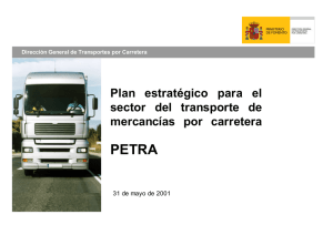 Plan estratégico para el sector del transporte de mercancías por