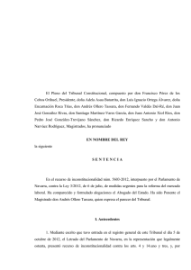 Sentencia - Tribunal Constitucional