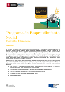 Programa de Emprendimiento Social