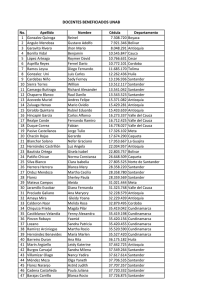 Seleccionados UNAB comunicaciones