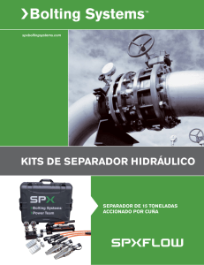 kits de separador hidráulico bs_fls1507_es