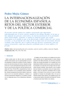 la internacionalización de la economía española