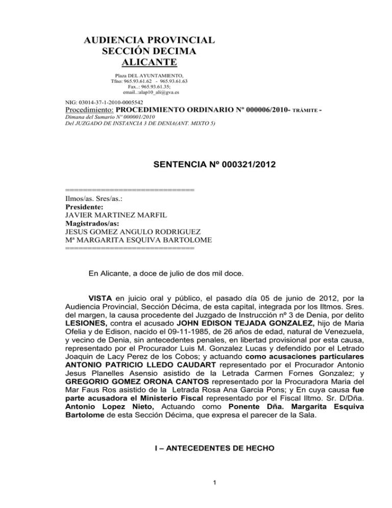 audiencia provincial sección decima alicante audiencia provincial sección decima alicante