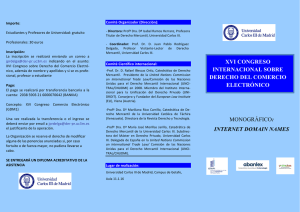 xvi congreso internacional sobre derecho del comercio