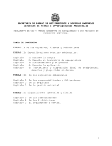 Tamaño: 75 kB Reglamento de Uso y Manejo Ambiental de