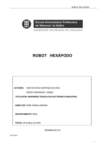 Projecte 6: Robot hexápodo