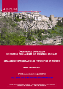 Situación financiera de los municipios en México