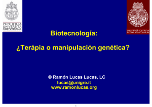 11 Terapia genetica Manipulacion genetica pdf