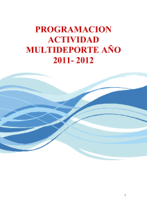 MULTIDEPORTE 2011-2012