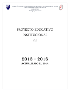 proyecto educativo institucional pei 2013 – 2016