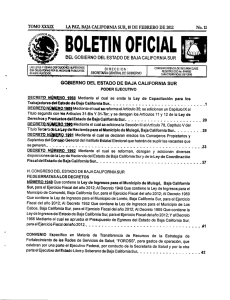 BOLETIN OFICIAL - Contraloria BCS