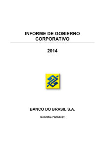 Informe Año 2014 - Banco do Brasil