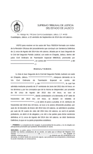2926 - Supremo Tribunal de Justicia del Estado de Jalisco