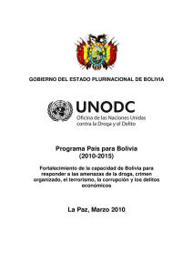 Programa País para Bolivia (2010