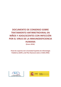 Documento de consenso sobre tratamiento antirretroviral en niños y