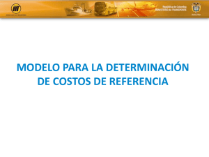 2. Modelo para la determinación de costos de referencia