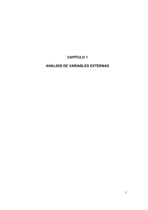 capítulo 1 análisis de variables externas