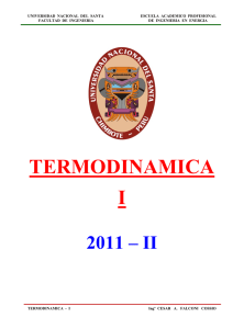 termodinamica i - Biblioteca Central de la Universidad Nacional del